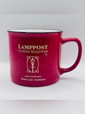 LAMPOST Coffee Roasters Red Speckled Ceramic Mug